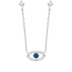 Maison de la Bijouterie Collier femme argent œil fantaisie VW3U5V45 | Femme Collier Et Pendentif