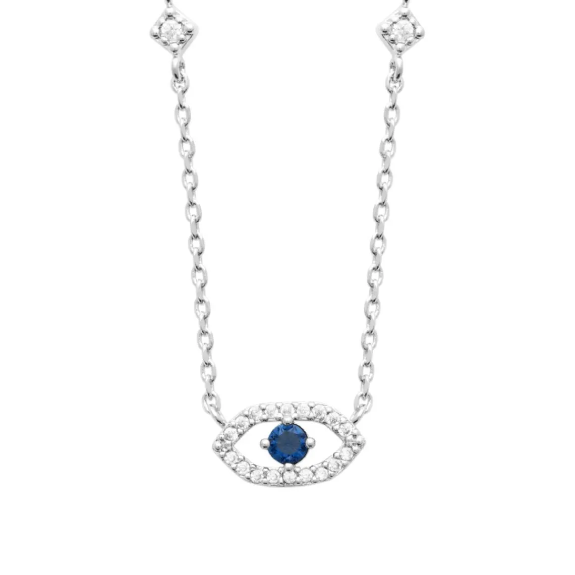 Maison de la Bijouterie Collier femme argent œil fantaisie VW3U5V45 | Femme Collier Et Pendentif