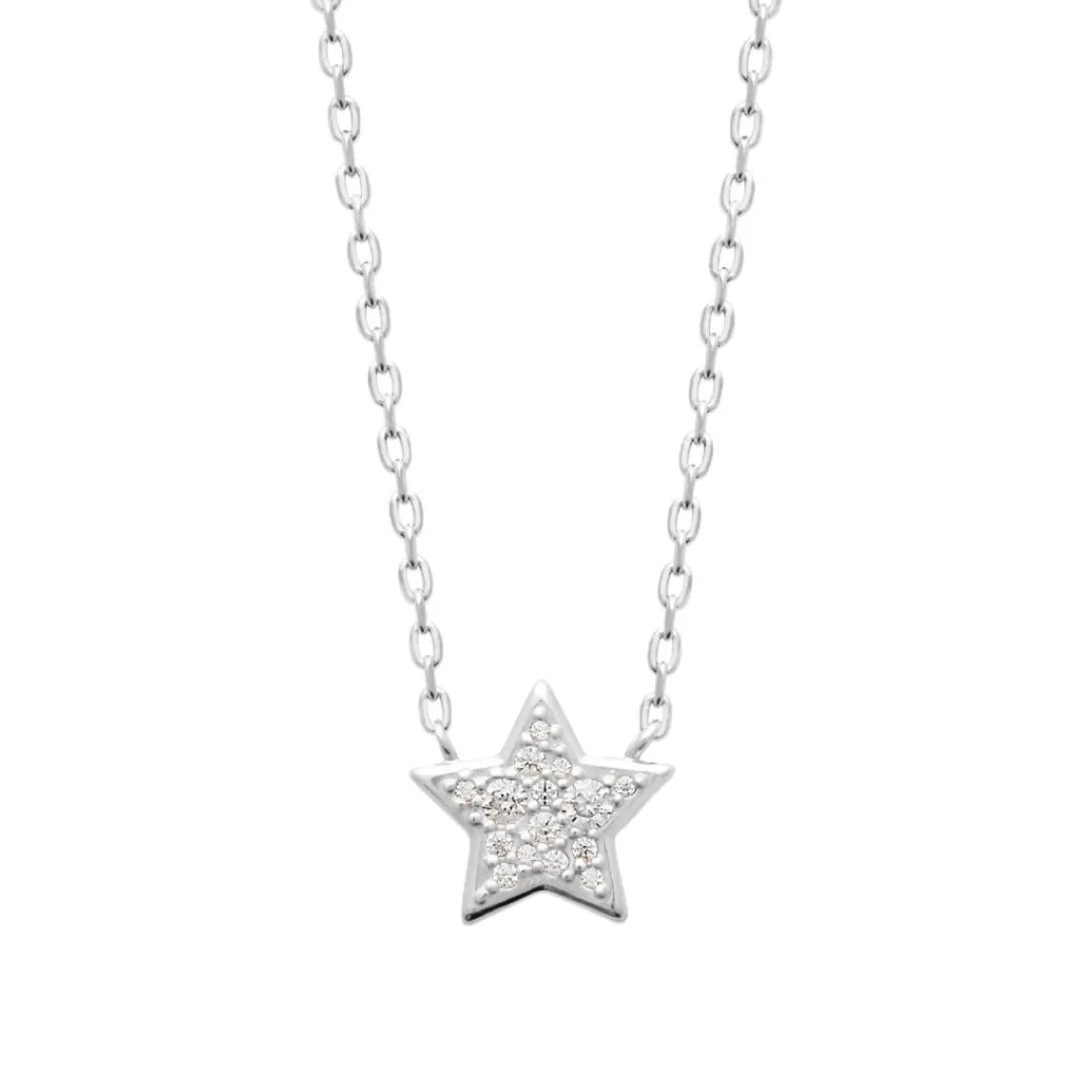 Maison de la Bijouterie Collier femme argent pendentif étoile oxyde VW3W5U45 | Femme Collier Et Pendentif