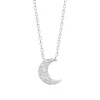Maison de la Bijouterie Collier femme argent pendentif croissant de lune VW3W5445 | Femme Collier Et Pendentif