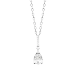 Maison de la Bijouterie Collier femme argent pendentif goutte VW3UWW45 | Femme Collier Et Pendentif