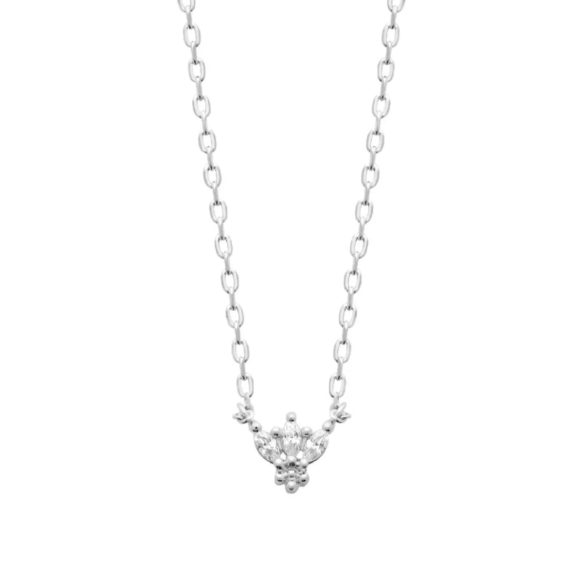 Maison de la Bijouterie Collier femme argent pendentif oxyde de zirconium VW3W6Y45 | Femme Collier Et Pendentif
