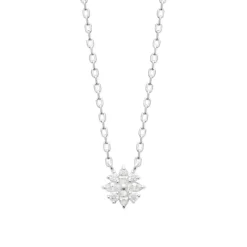 Maison de la Bijouterie Collier femme argent pendentif oxydes VW3UWY45 | Femme Collier Et Pendentif