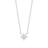 Maison de la Bijouterie Collier femme argent pendentif étoile oxyde VW3W5045 | Femme Collier Et Pendentif