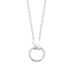 Maison de la Bijouterie Collier femme argent pendentif oxydes de zirconium VW3UZV45 | Femme Collier Et Pendentif