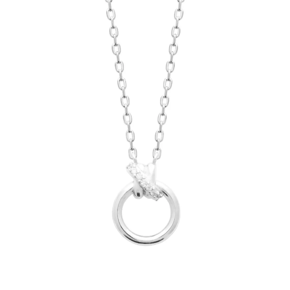 Maison de la Bijouterie Collier femme argent pendentif oxydes de zirconium VW3UZV45 | Femme Collier Et Pendentif