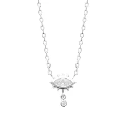 Maison de la Bijouterie Collier femme argent pendentif fantaisie VW3U0645 | Femme Collier Et Pendentif