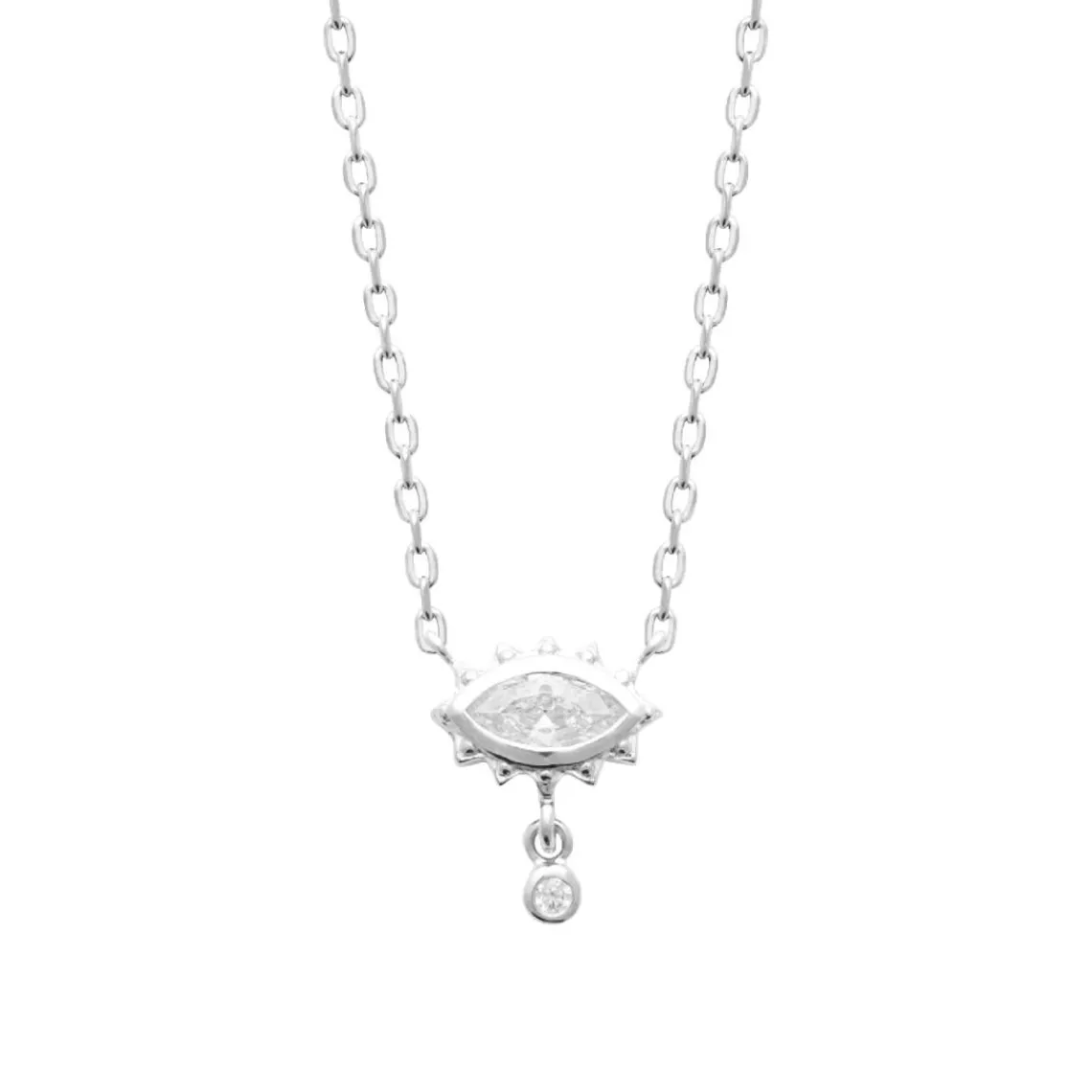 Maison de la Bijouterie Collier femme argent pendentif fantaisie VW3U0645 | Femme Collier Et Pendentif