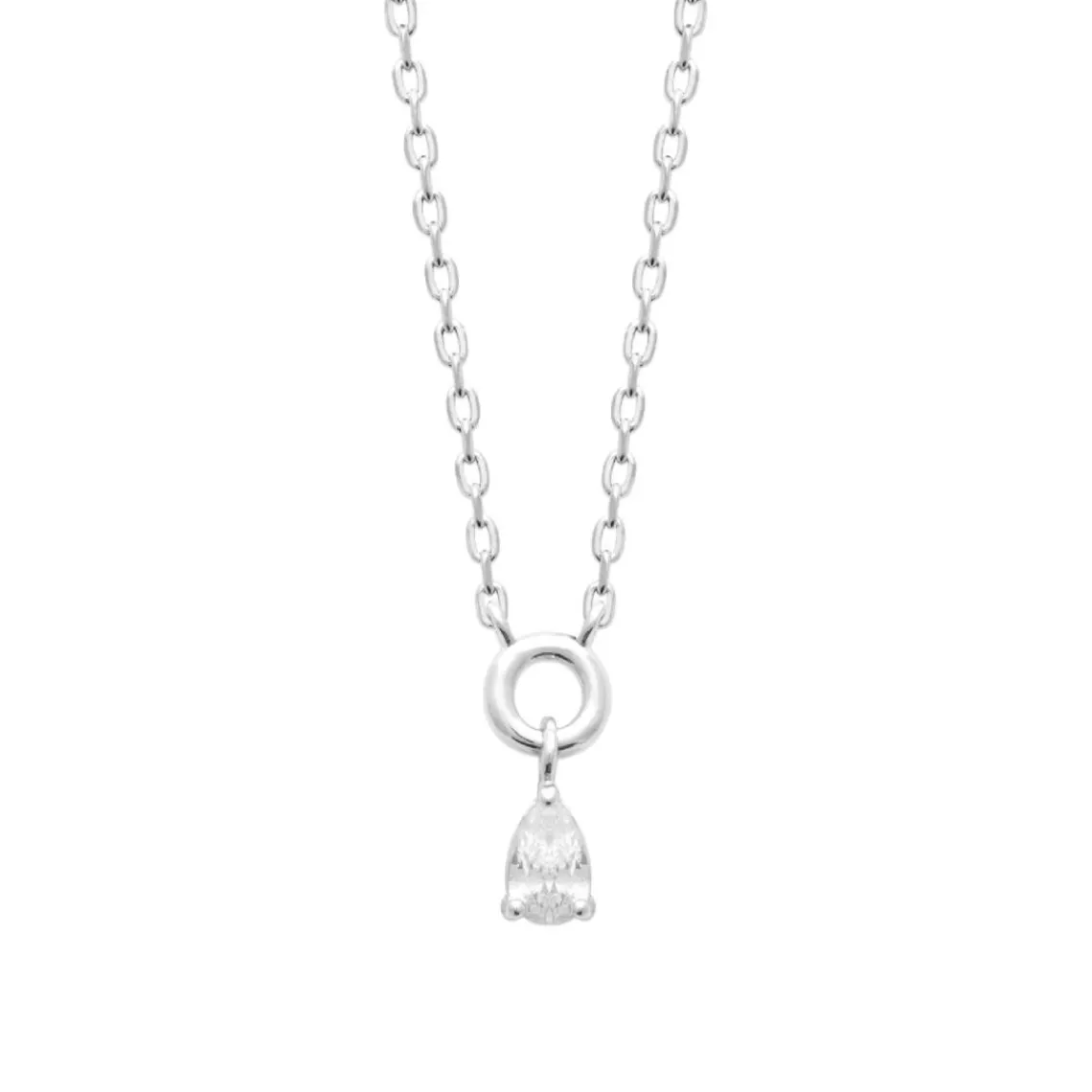 Maison de la Bijouterie Collier femme argent pendentif oxyde de zirconium VW3VU445 | Femme Collier Et Pendentif