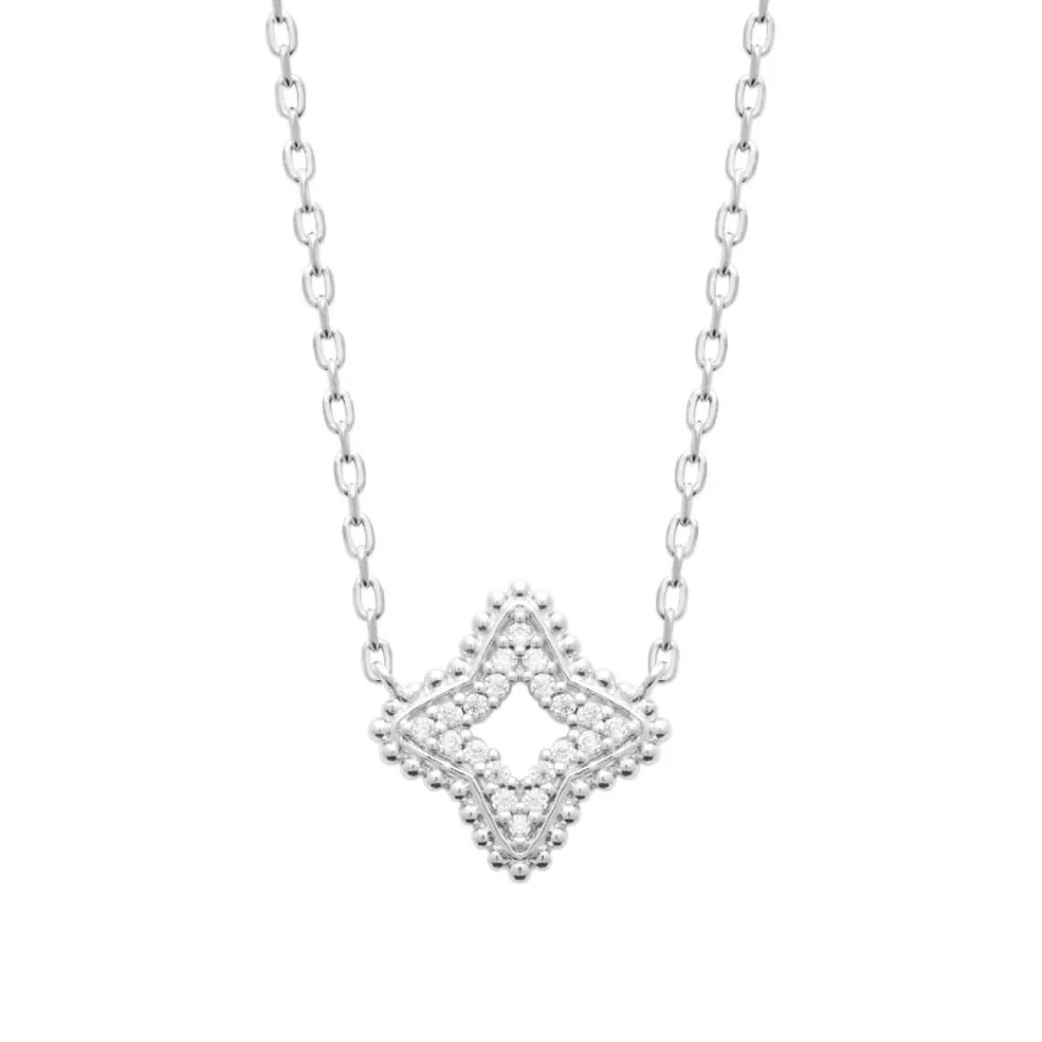 Maison de la Bijouterie Collier femme argent pendentif étoile oxydes VW3VUZ45 | Femme Collier Et Pendentif