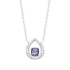 Maison de la Bijouterie Collier femme argent pendentif pierre violette VW3YWU45 | Femme Collier Et Pendentif