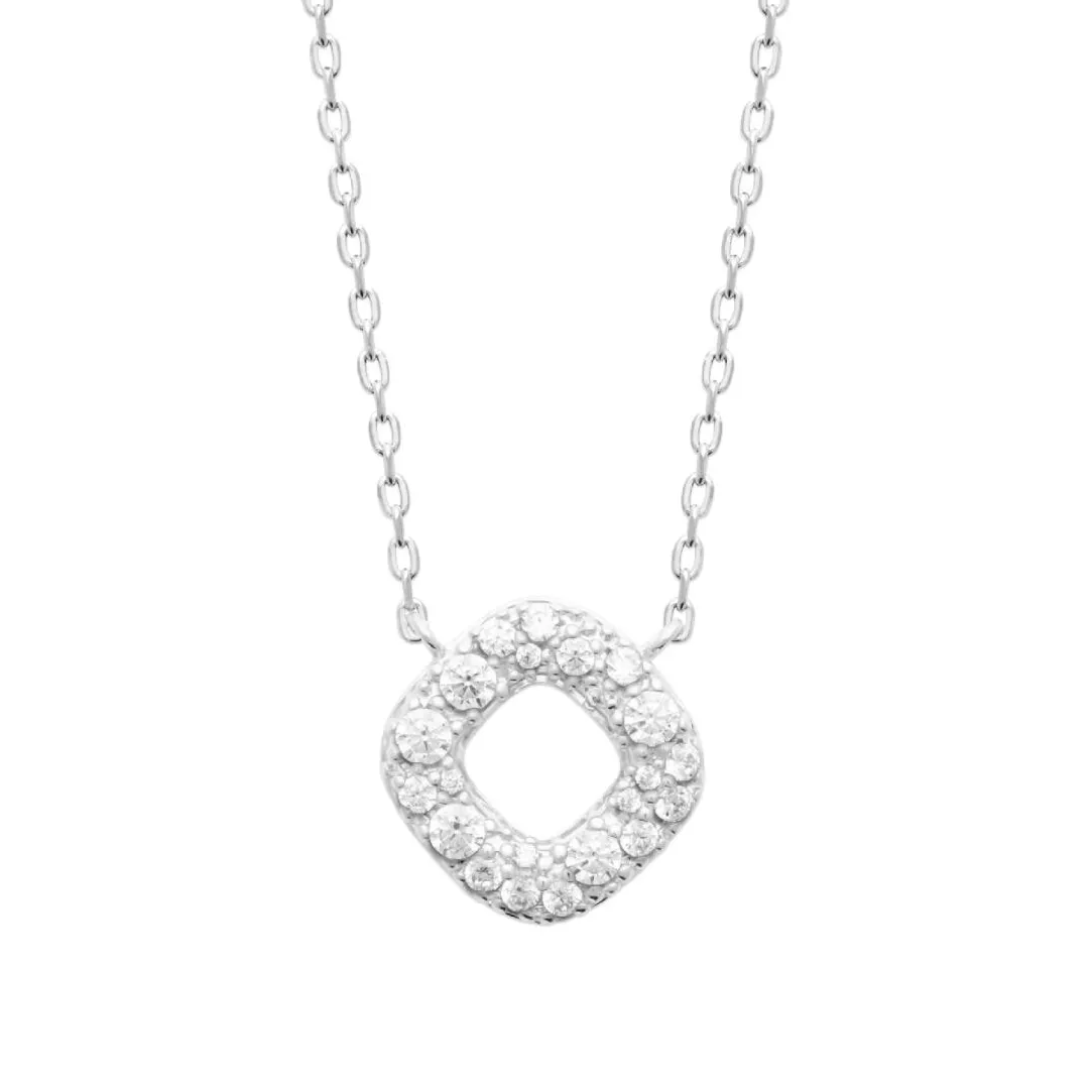 Maison de la Bijouterie Collier femme argent pendentif oxyde de zirconium VW3WVU45 | Femme Collier Et Pendentif
