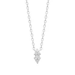 Maison de la Bijouterie Collier femme argent pendentif oxyde de zirconium VW3W6345 | Femme Collier Et Pendentif