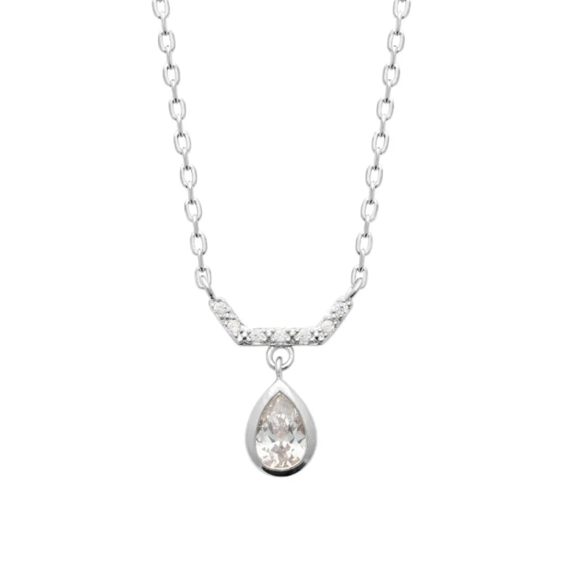 Maison de la Bijouterie Collier femme argent pendentif goutte oxyde VW3WYZ45 | Femme Collier Et Pendentif