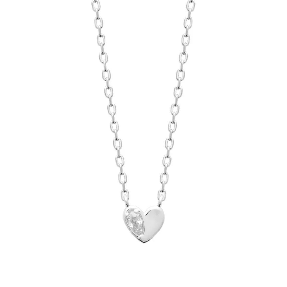 Maison de la Bijouterie Collier femme argent pendentif oxyde de zirconium VW3U5W45 | Femme Collier Et Pendentif