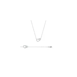 Maison de la Bijouterie Collier femme argent rhodié blanc micro serti - VWZ6V645 | Femme Collier Et Pendentif
