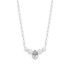 Maison de la Bijouterie Collier femme argent serti clos VW3VVV45 | Femme Collier Et Pendentif