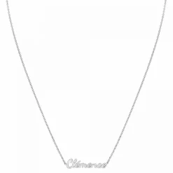 Athème Collier Femme - B2689-ARGENT-CLEMENCE Acier | Femme Collier Et Pendentif