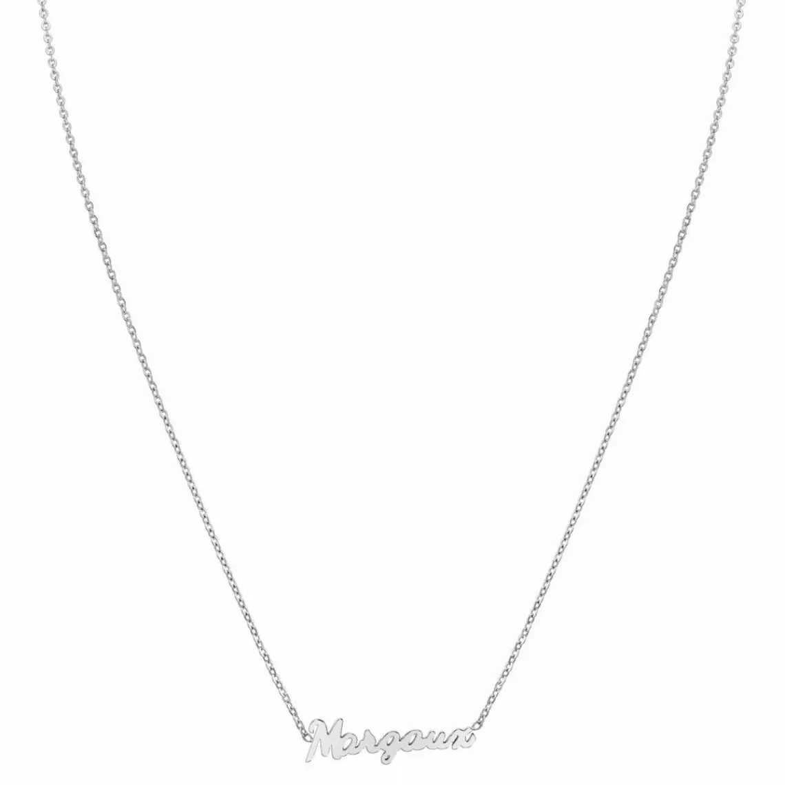 Athème Collier Femme - B2689-ARGENT-MARGAUX Acier | Femme Collier Et Pendentif