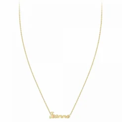 Athème Collier Femme - B2689-DORE-JEANNE Acier Doré | Femme Collier Et Pendentif