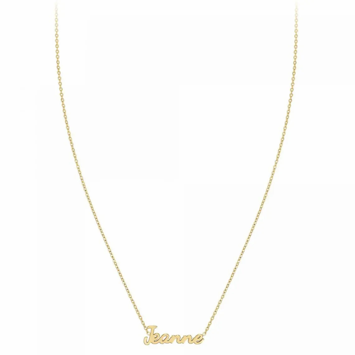 Athème Collier Femme - B2689-DORE-JEANNE Acier Doré | Femme Collier Et Pendentif
