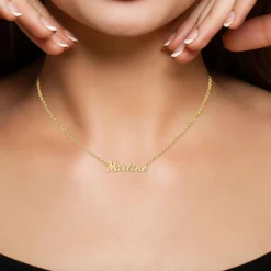 Athème Collier Femme - B2689-DORE-MARTINE Acier Doré | Femme Collier Et Pendentif