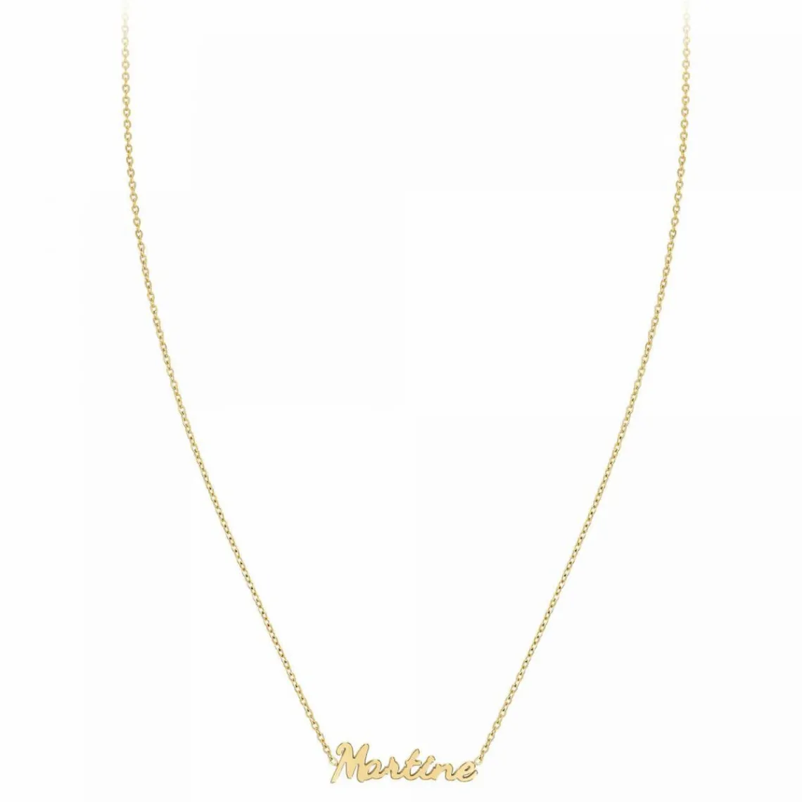Athème Collier Femme - B2689-DORE-MARTINE Acier Doré | Femme Collier Et Pendentif