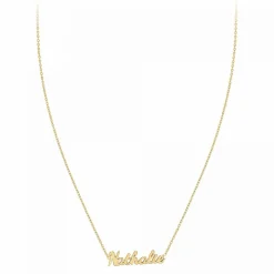 Athème Collier Femme - B2689-DORE-NATHALIE Acier Doré | Femme Collier Et Pendentif