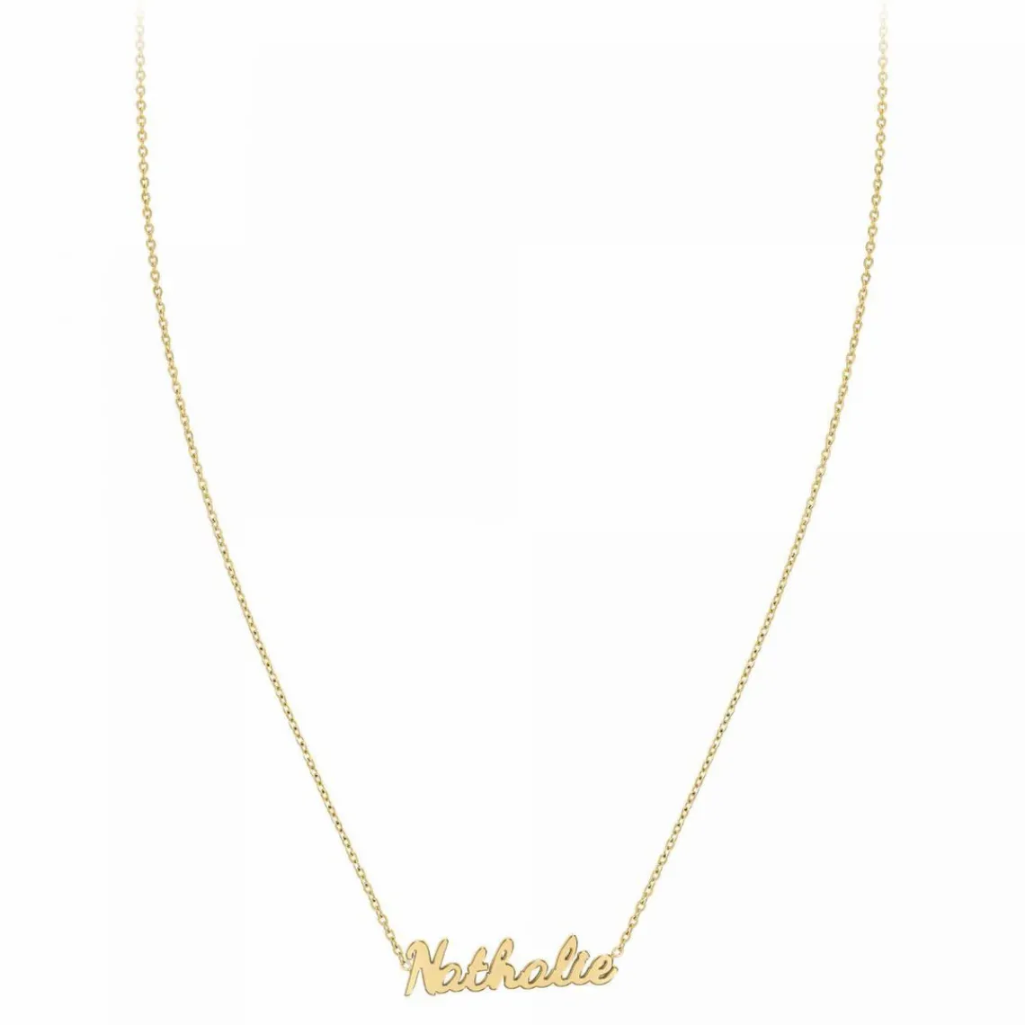 Athème Collier Femme - B2689-DORE-NATHALIE Acier Doré | Femme Collier Et Pendentif