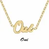 Athème Collier Femme - B2689-DORE-OUI Acier Doré | Femme Collier Et Pendentif