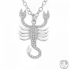 Athème Collier Femme B2425-SCORPION - Métal Argent | Femme Collier Et Pendentif