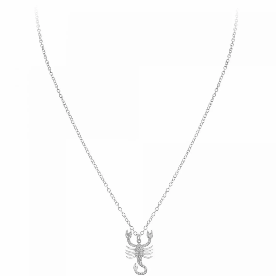 Athème Collier Femme B2425-SCORPION - Métal Argent | Femme Collier Et Pendentif
