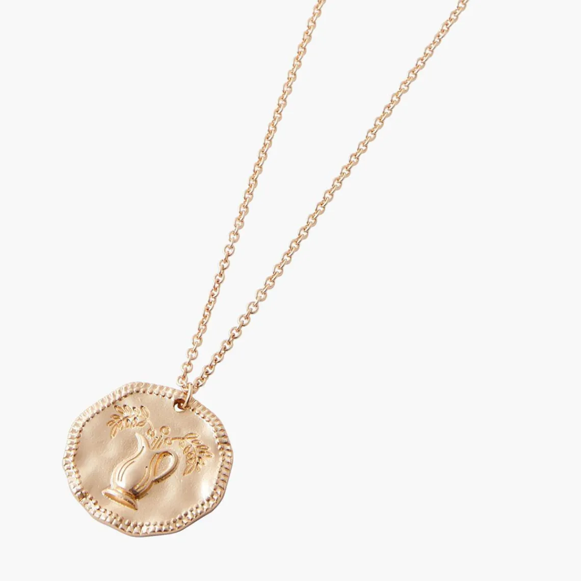 Balaboosté Collier Femme Astrologique Verseau - 3502456531451 Métal Doré | Femme Collier Et Pendentif