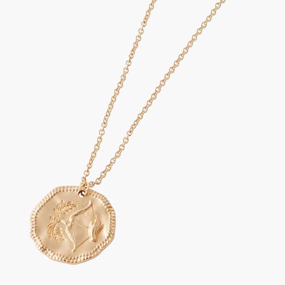 Balaboosté Collier Femme Astrologique Sagittaire - 3502456531543 Métal Doré | Femme Collier Et Pendentif