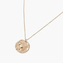 Balaboosté Collier Femme Astrologique Taureau - 3502456531505 Métal Doré | Femme Collier Et Pendentif