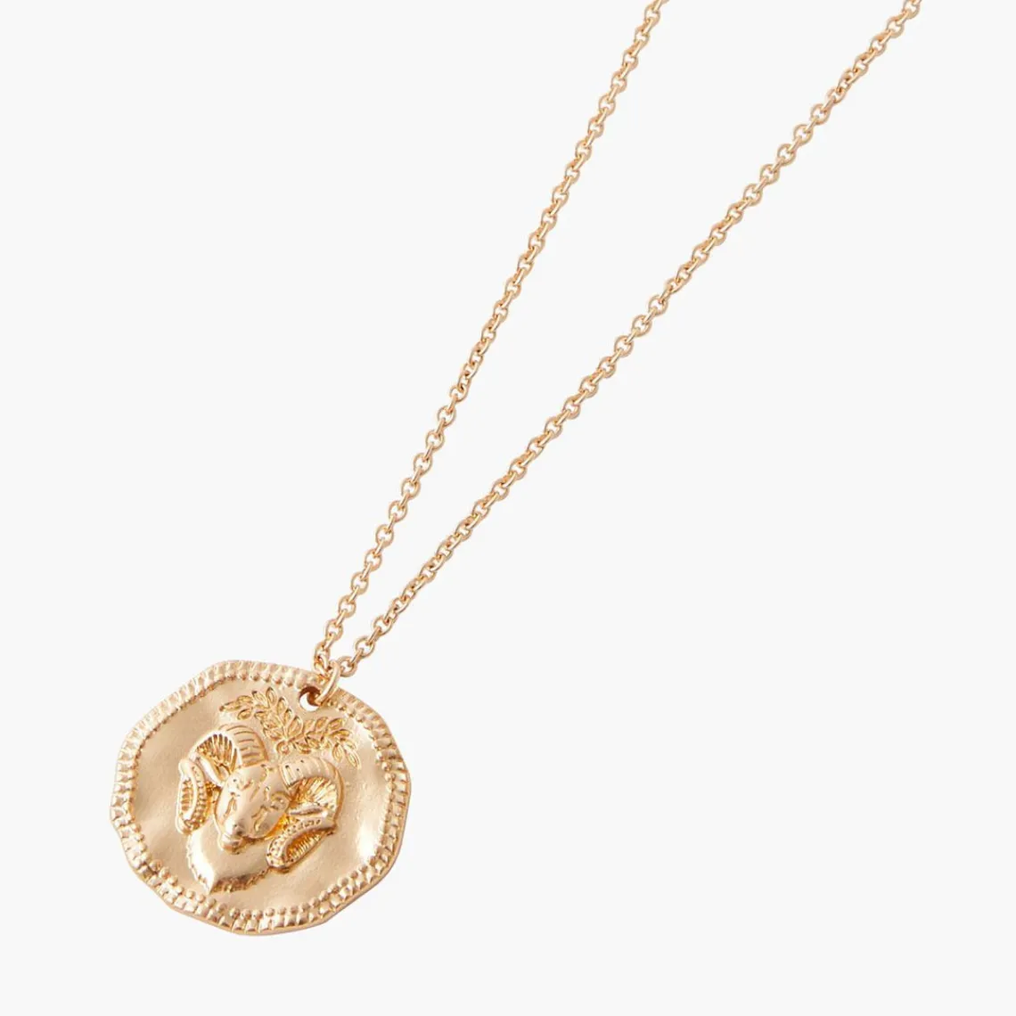 Balaboosté Collier Femme Astrologique Belier - 3502456531468 Métal Doré | Femme Collier Et Pendentif