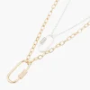 Balaboosté Collier Femme Avec Lockets Metal Et Strass - 3502456532328 Métal Doré | Femme Collier Et Pendentif