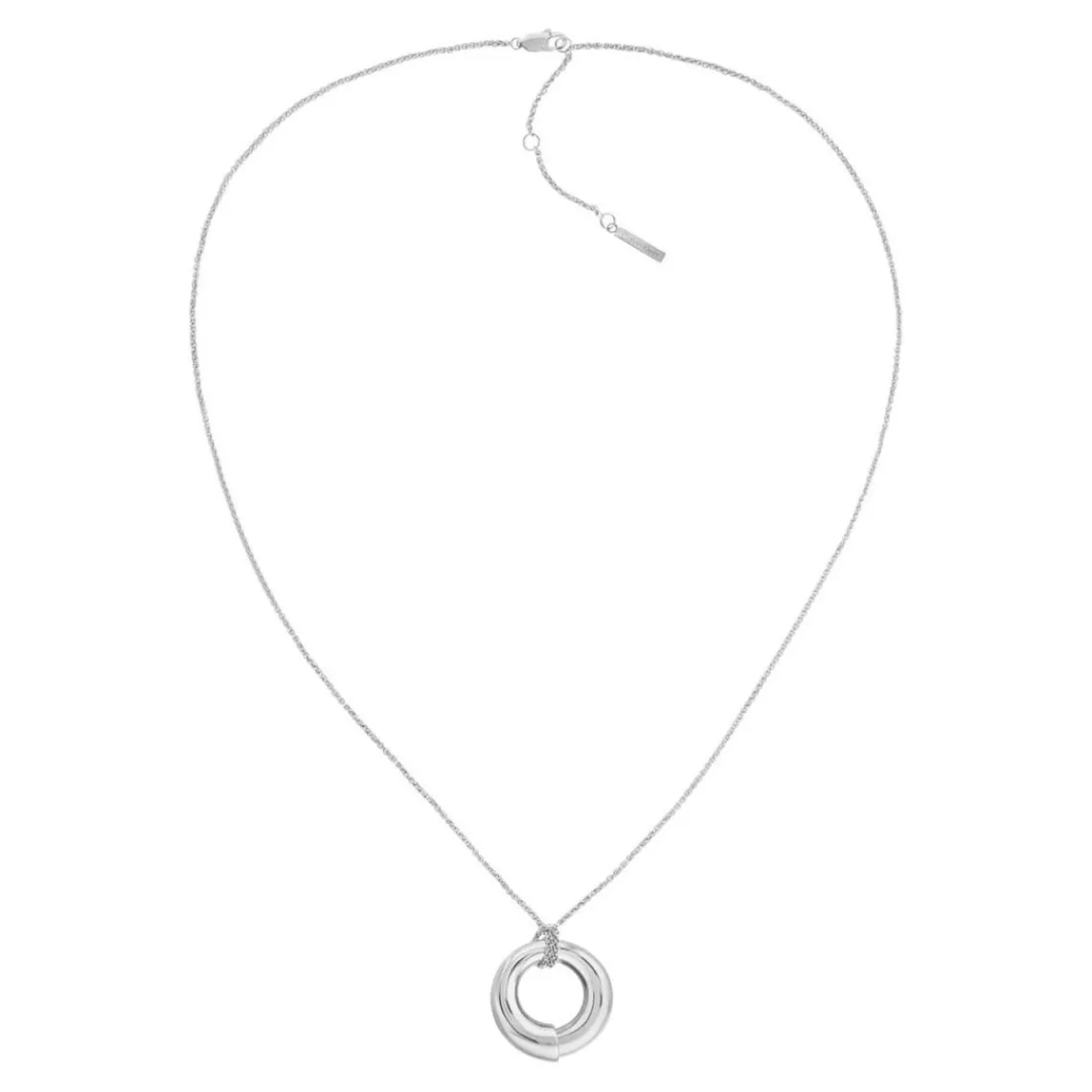 Calvin Klein Bijoux Collier Femme Ck Spiral - 35000760 Acier Argent | Femme Collier Et Pendentif