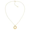 Calvin Klein Bijoux Collier Femme Ck Spiral - 35000761 Acier Doré | Femme Collier Et Pendentif