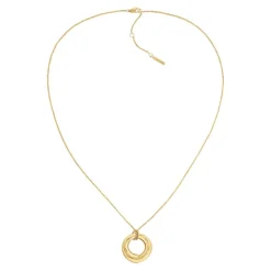 Calvin Klein Bijoux Collier Femme Ck Spiral - 35000761 Acier Doré | Femme Collier Et Pendentif