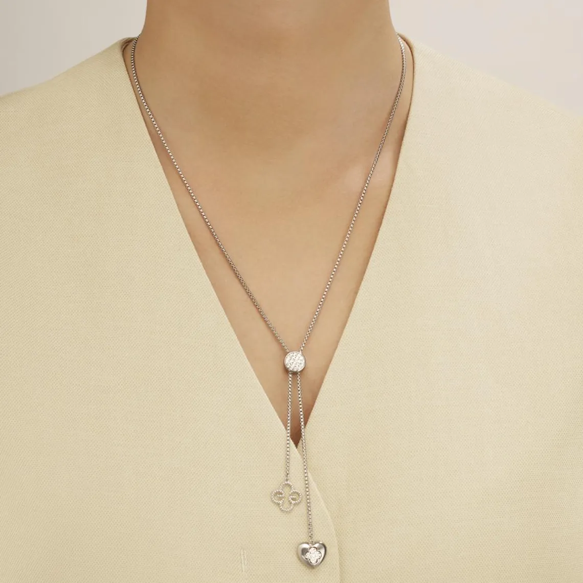 Charles Garnier Bijoux Collier Femme Passion - AGF170185N Argent | Femme Collier Et Pendentif