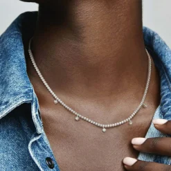 Pandora Collier Femme 392405C01-43 Timeless - Pendant Scintillant | Femme Collier Et Pendentif