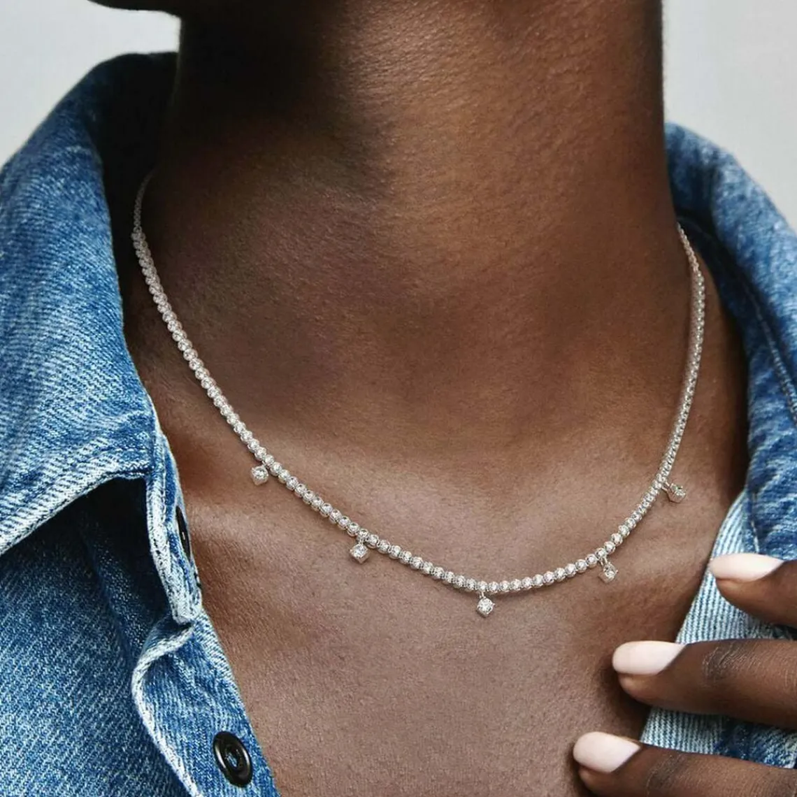 Pandora Collier Femme 392405C01-43 Timeless - Pendant Scintillant | Femme Collier Et Pendentif