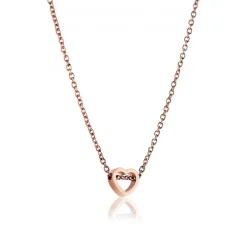 Emily Westwood Bijoux Collier Femme Emily Westwood WN1003R - Acier Doré rose | Femme Collier Et Pendentif