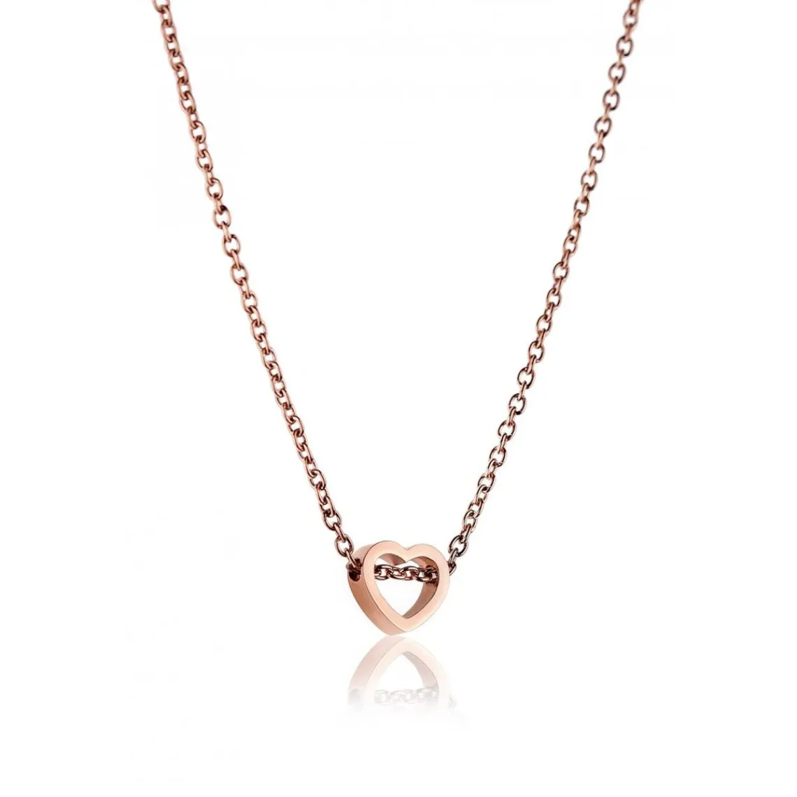 Emily Westwood Bijoux Collier Femme Emily Westwood WN1003R - Acier Doré rose | Femme Collier Et Pendentif