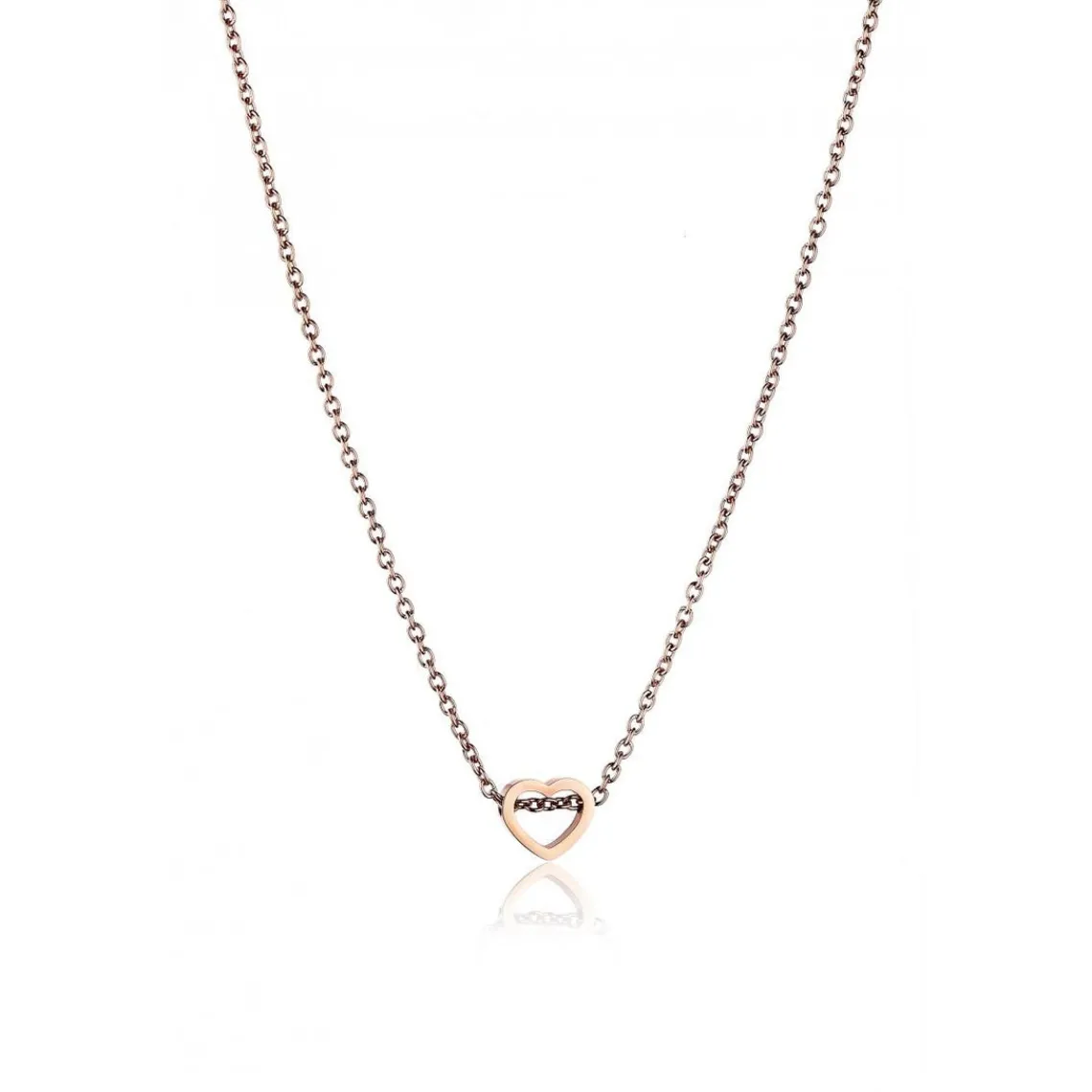 Emily Westwood Bijoux Collier Femme Emily Westwood WN1003R - Acier Doré rose | Femme Collier Et Pendentif