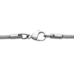 Maison de la Bijouterie Collier femme fantaisie acier argent 3Z003045 | Femme Collier Et Pendentif