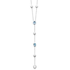 Maison de la Bijouterie Collier femme fantaisie argent VW3W0045 | Femme Collier Et Pendentif