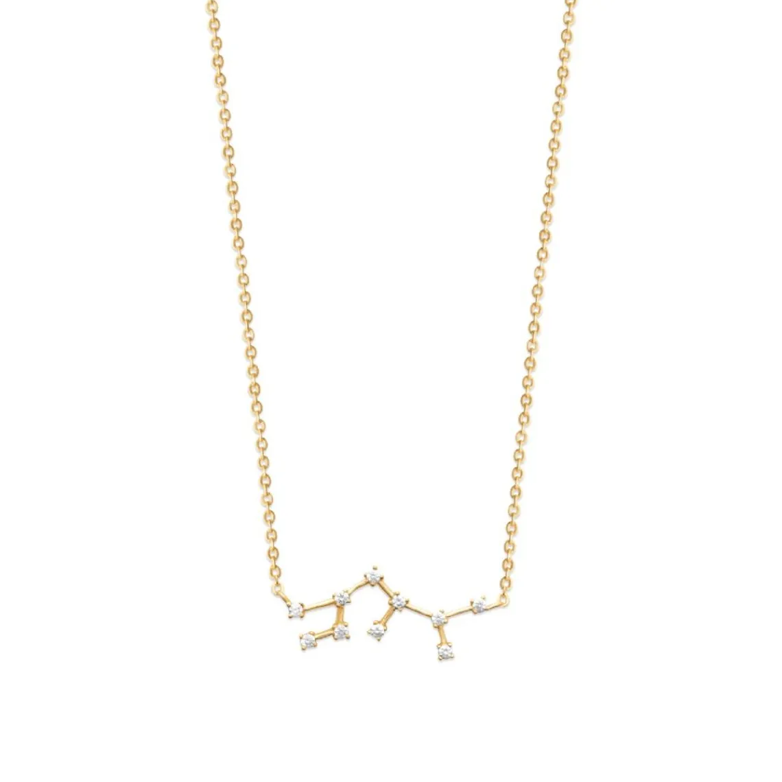 Maison de la Bijouterie Collier femme fantaisie constellation plaqué or UW3ZV345 | Femme Collier Et Pendentif
