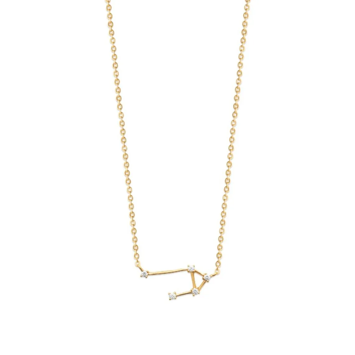 Maison de la Bijouterie Collier femme fantaisie constellation plaqué or UW3ZVZ45 | Femme Collier Et Pendentif